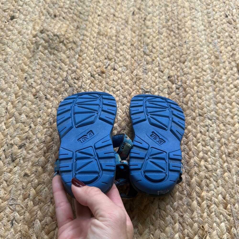 Teva Hurricane XLT 2 Blue Truck Construction Sandals Toddler Size 7 1019390T - Picture 5 of 6